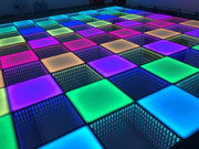 20x20ft 144 Panels 3D Infinity & Solid Top Lighting USA Wireless LED Disco Dance Floor – Strong, Durable, and Water Resistant
